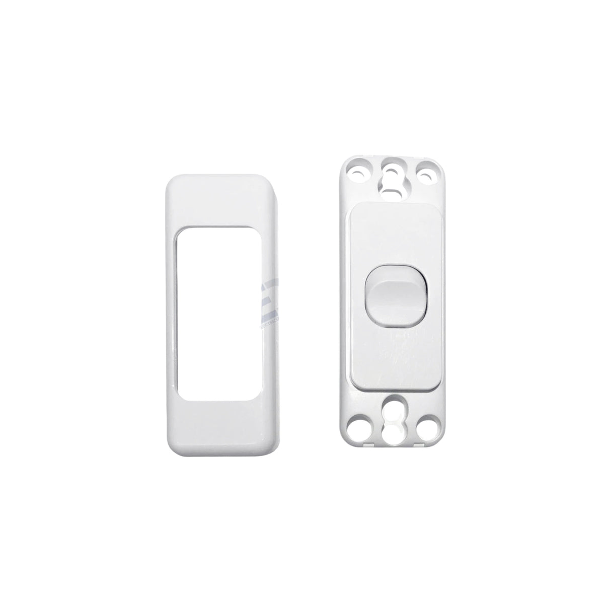 1 Gang Architrave Light Switch Single White Electrical