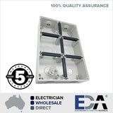 SIX WAY base for weatherproof outlets, enclosures, switches conduit ip66 6 way