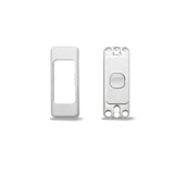 1 Gang Architrave Light Switch Single White Electrical Narrow Arc Slim Arcy