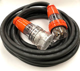 32 amp 3pin Round Pin 240v HEAVY DUTY Industrial Extension Lead Cord x 10 Meter