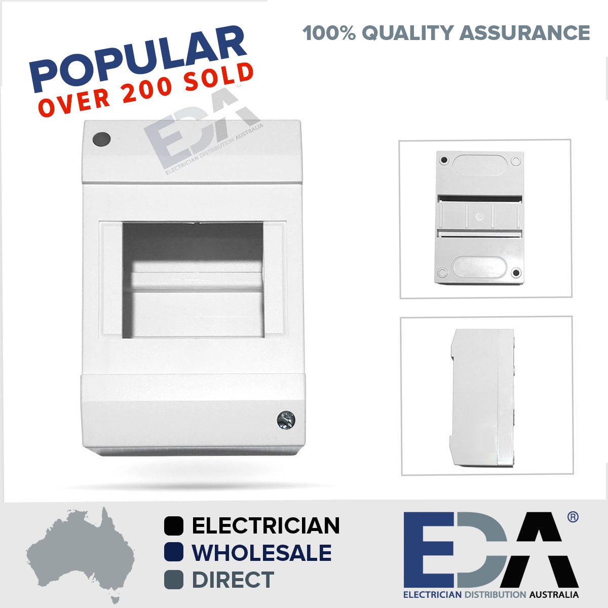 4 Pole Enclosure Box for Circuit Breakers Switchboard Electrical Way B