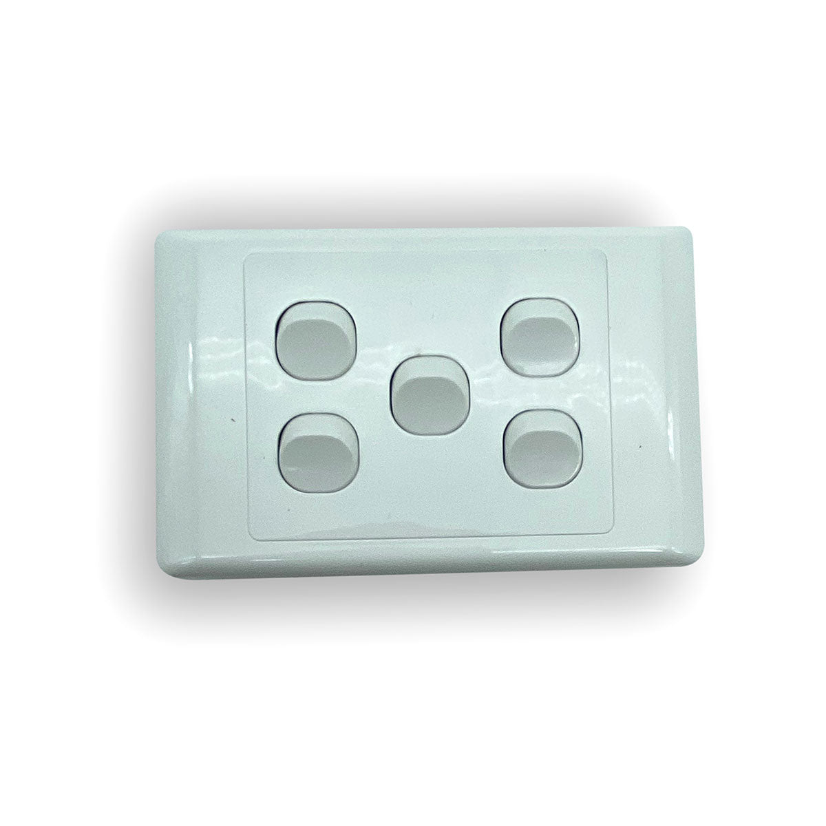 5 Gang Light Switch Electrical 2000 Series Style Five