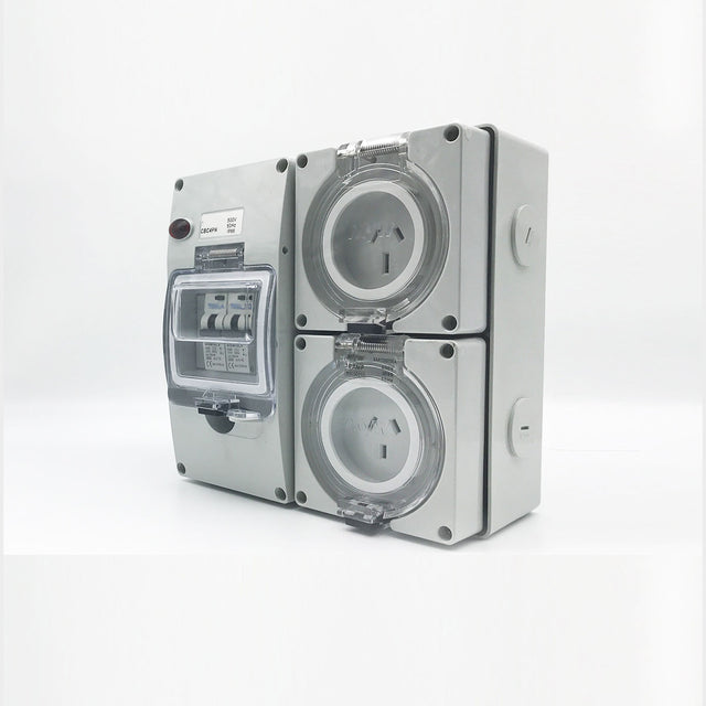 3 pin 10 & 15 Amp Socket RCD Combination Outlet 4 Pole Switchboard ...
