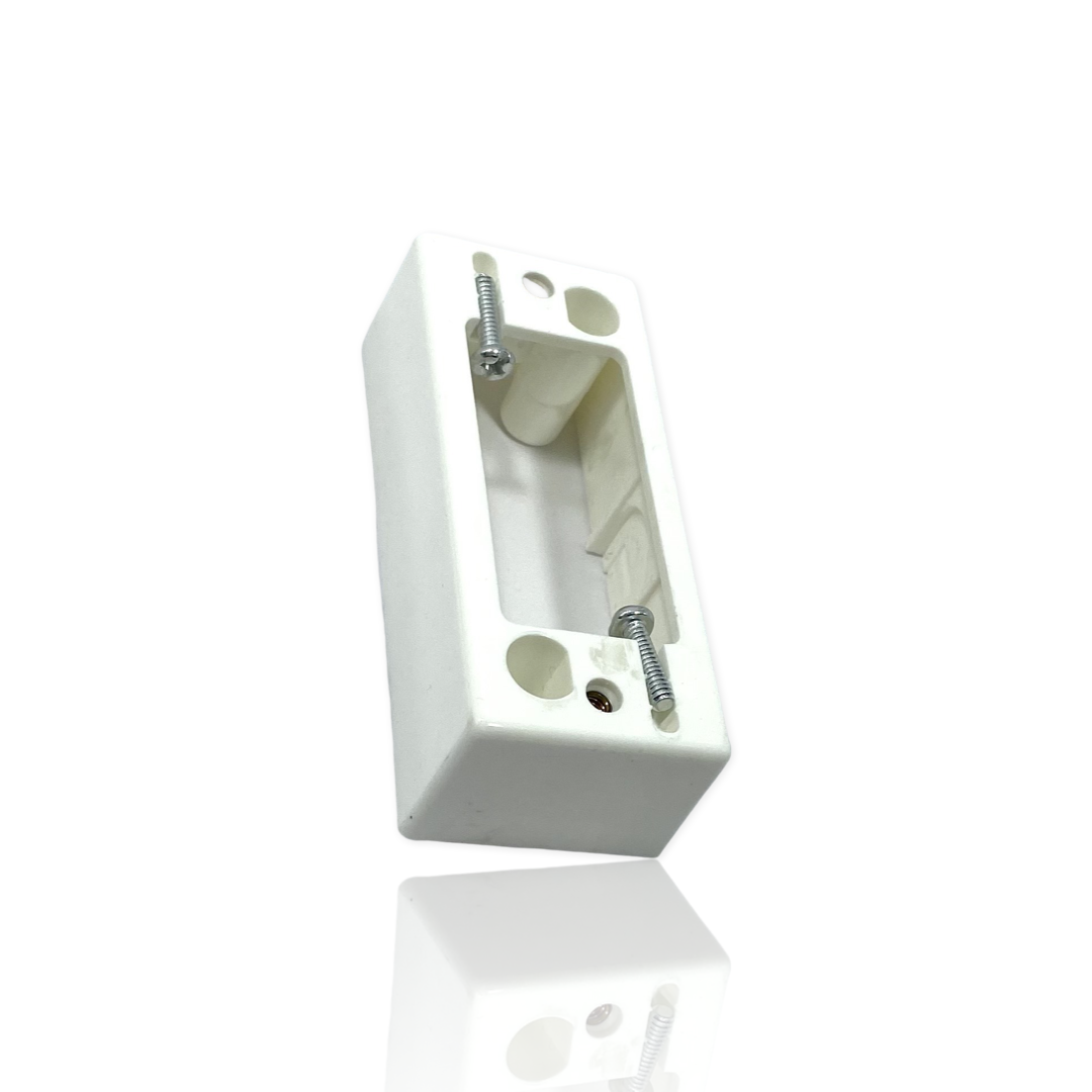 Architrave Single and Double Light Switch Mounting Block Narrow 1 2 Gang