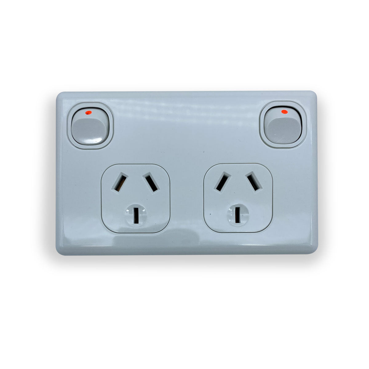 BULK 10 x Double Power Point GPO Electrical Socket and Switch