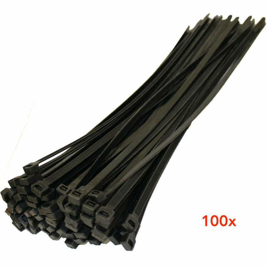 200mm Cable Ties SUPER HEAVY DUTY Bulk Zip Ties UV Stabilised 4.8mm Wide 55 +Kgs