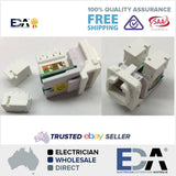 Cat 6 RJ 45 High Speed Data Socket Mechanism Suits Clipsal Network Insert 8P8C