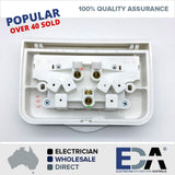 Weatherproof Double GPO LID Power Point DOUBLE POLE NEON IP65 EXTRA SAFE Socket