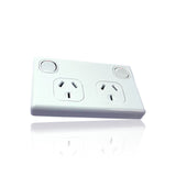 Double Power Point GPO Electrical Socket and Switch