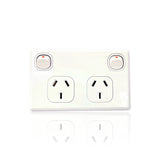 Double Power Point GPO Electrical Socket and Switch