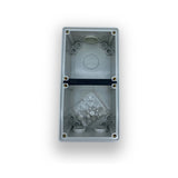 Double base for weatherproof outlets, enclosures, switches conduit ip66