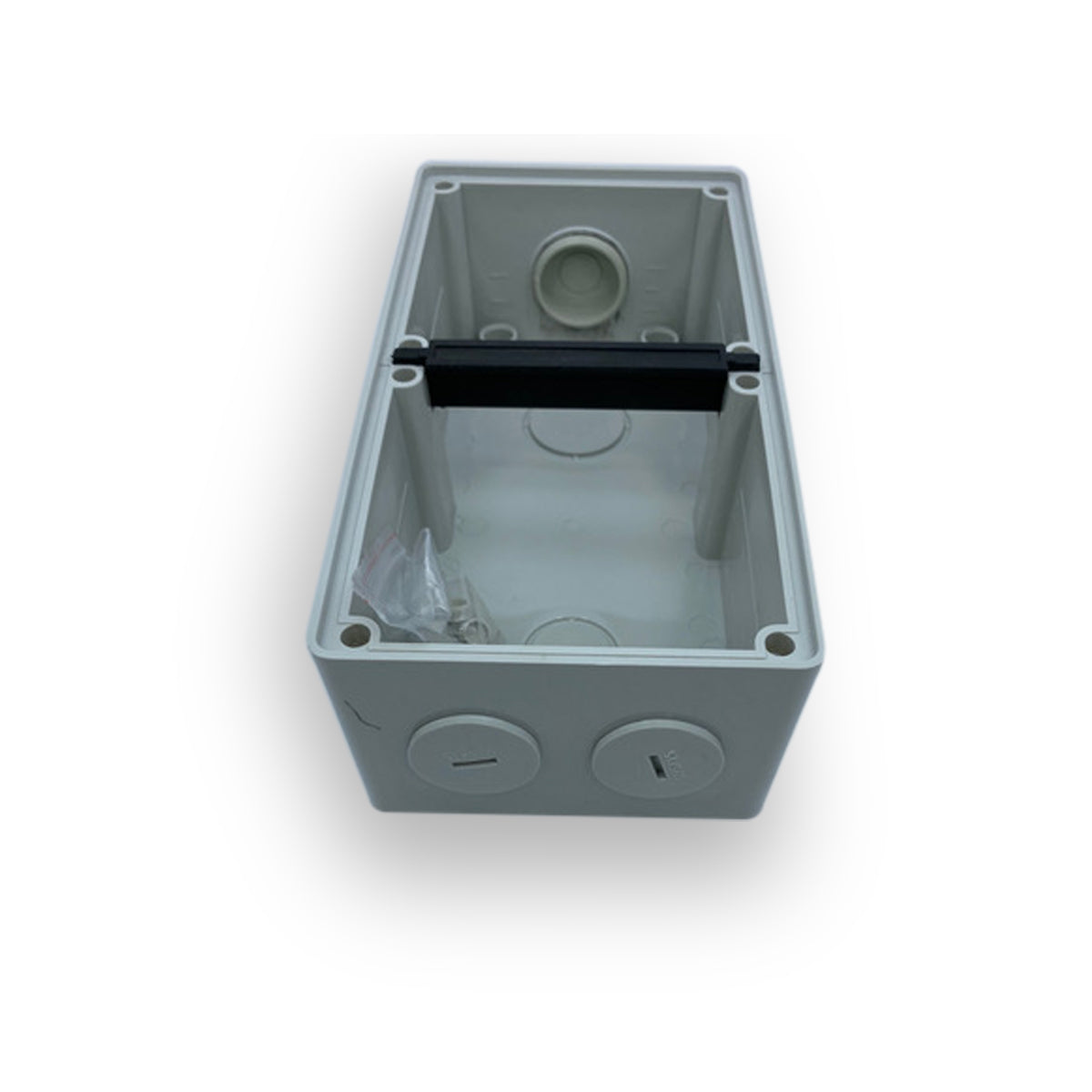 Double base for weatherproof outlets, enclosures, switches conduit ip66