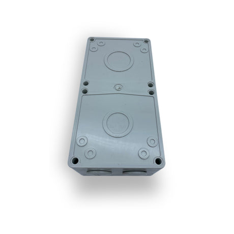 Double base for weatherproof outlets, enclosures, switches conduit ip66