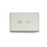 Power Point Switch GPO Socket Outlet Double 2000 White Single