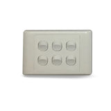 Power Point Switch GPO Socket Outlet Double 2000 White Single