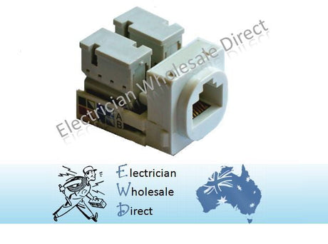 Rj45 Data Outlet WAFER Point Socket Internet Slim Line  THINNEST on the market