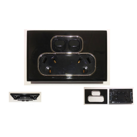Multpower Point External Double Power Point GPO with Extra Switch – EDA Online