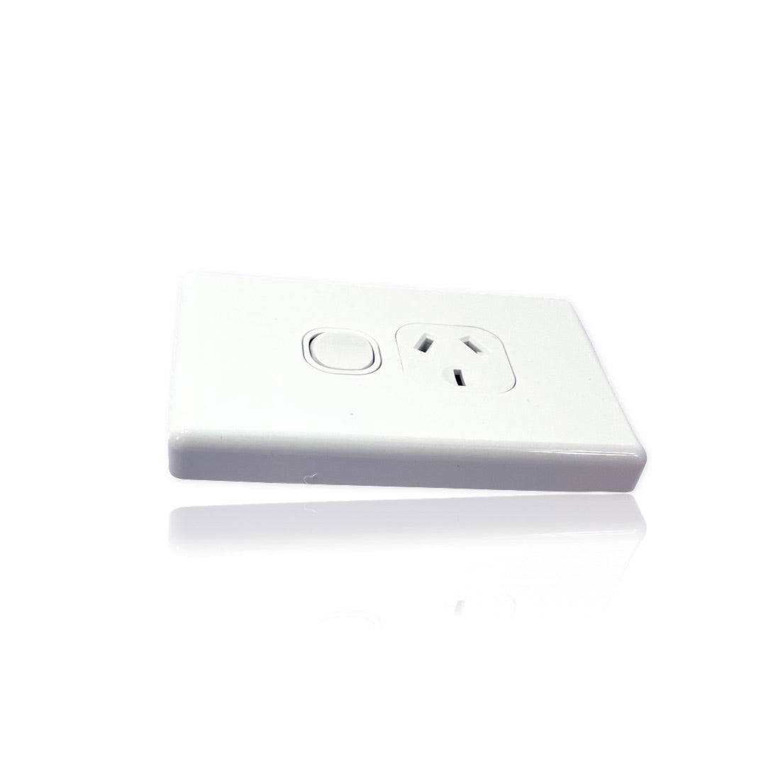 Single Power Point SGPO Electrical White