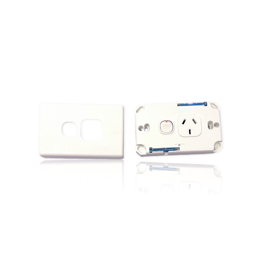 Single Power Point SGPO Electrical White