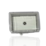 TV Outlet Weather proof FTA Protected WATER PROOF Enclosure Lock Clear Lid GPO