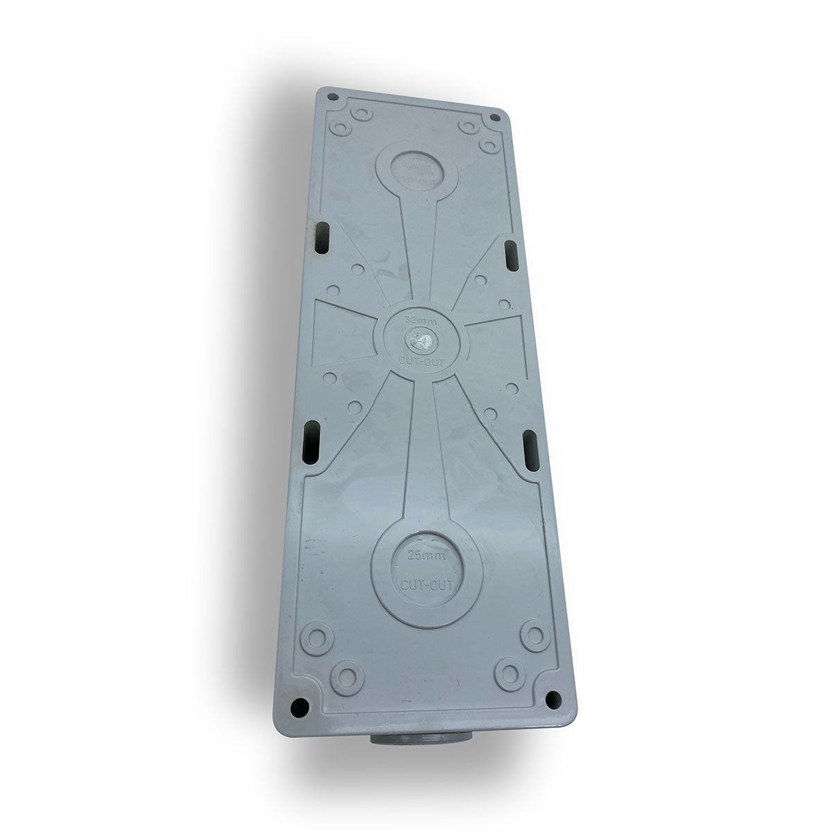 Triple base for weatherproof outlets, enclosures, switches conduit ip66 3 way