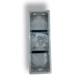 Triple base for weatherproof outlets, enclosures, switches conduit ip66 3 way