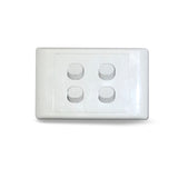 Power Point Switch GPO Socket Outlet Double 2000 White Single