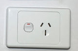 Power Point Switch GPO Socket Outlet Double 2000 White Single