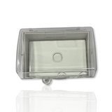 Weather proof 1 gang SWITCH &amp; Protected WATER PROOF Enclosure Lock Clear Lid GPO