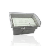 Weather proof 2 gang SWITCH &amp; Protected WATER PROOF Enclosure Lock Clear Lid GPO